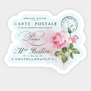 Parisian postal Sticker